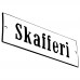 Emaljskylt Skafferi vit - svart 15 x 5 cm modell 4-4 Emaljskylt Skafferi vit - svart 15 x 5 cm modell 4-4