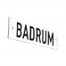 Emaljskylt BADRUM vit - svart 10 x 3 cm modell 20-4 Emaljskylt BADRUM vit - svart 10 x 3 cm modell 20-4