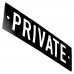 Emaljskylt PRIVATE svart - vit 10 x 3 cm modell 21-4 Emaljskylt PRIVATE svart - vit 10 x 3 cm modell 21-4