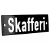 Emaljskylt Skafferi svart - vit 10 x 3 cm modell 21-4 Emaljskylt Skafferi svart - vit 10 x 3 cm modell 21-4