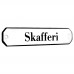 Emaljskylt Skafferi vit - svart 10 x 2 cm modell 30-4 Emaljskylt Skafferi vit - svart 10 x 2 cm modell 30-4