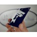 Emaljskylt CCTV blå - vit 10 x 10 cm modell 34-4
