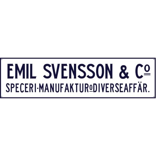 Emaljskylt TEMP  -   x  cm modell -4